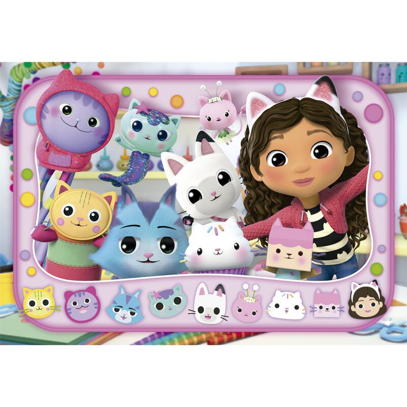 Puzzle maxi La Casa de Muñecas de Gabby 60pzs CLEMENTONI