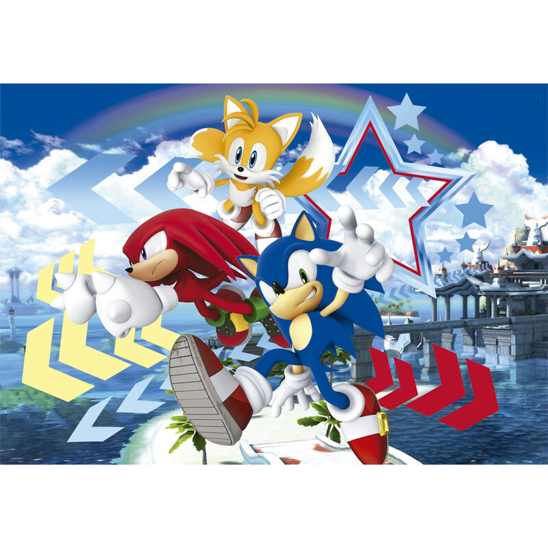 Puzzle Sonic the Hedgehog 104pzs CLEMENTONI