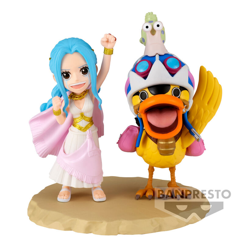 Figura world collectable Log Series Nefeltari Vivi & Karoo One Piece 7cm BANPRESTO