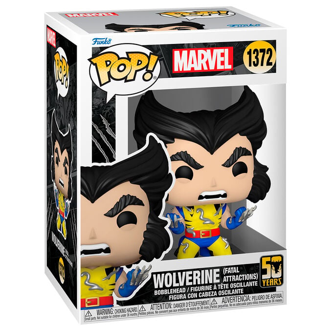Figura POP Marvel Wolverine 50th Anniversary - Wolverine Fatal Attractions FUNKO