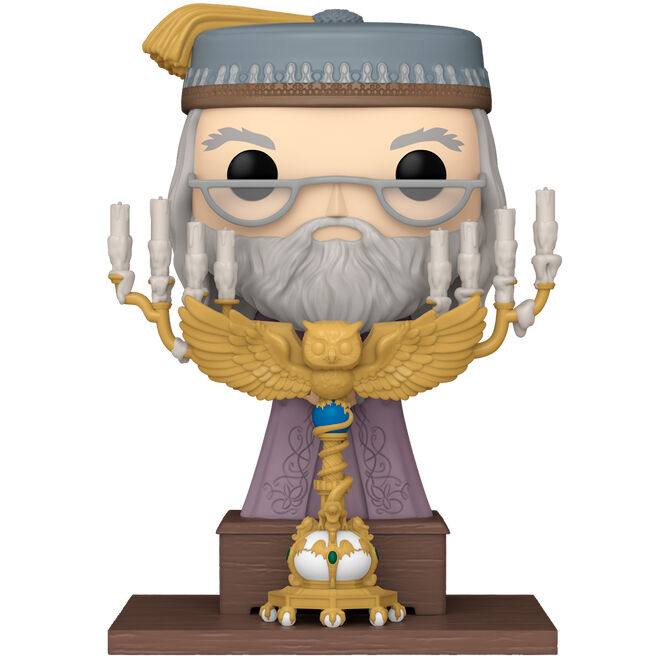 Figura POP Deluxe Harry Potter y el Prisionero de Azkaban - Dumbledore with Podium FUNKO