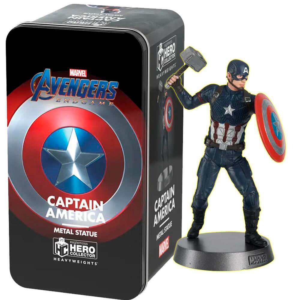 Figura Capitan America Heavyweights Los Vengadores Avengers Marvel EAGLEMOSS HERO COLLECTOR