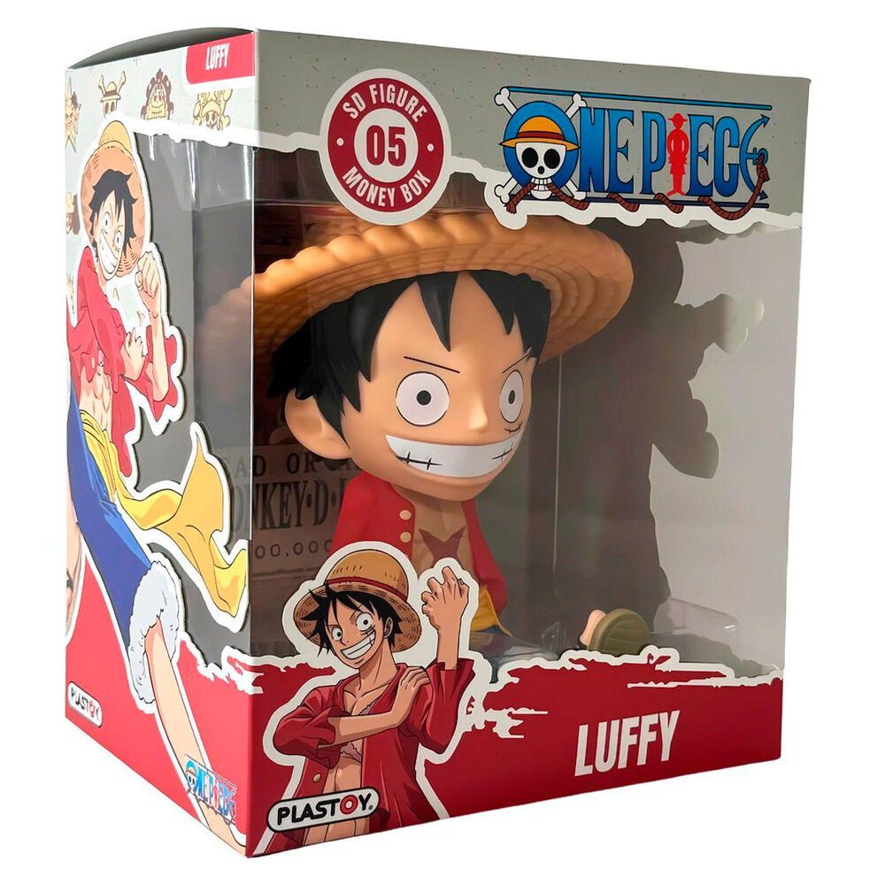Figura hucha Luffy One Piece 18cm PLASTOY