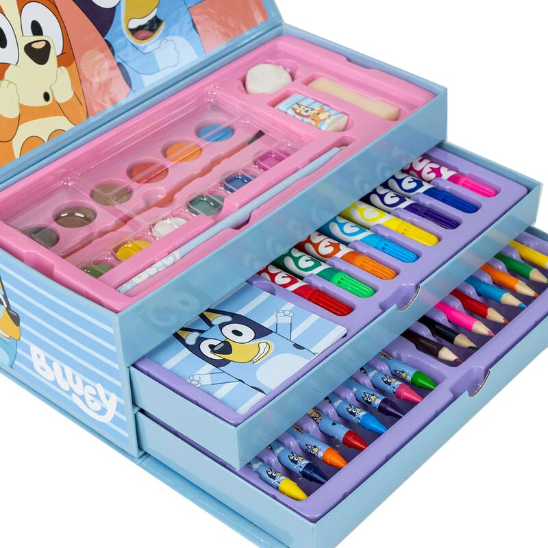 Maletin papeleria coloreable Bluey CERDÁ