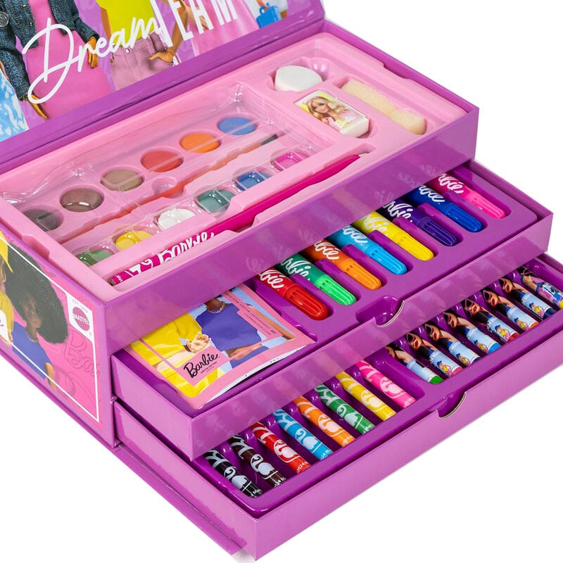 Maletin papeleria coloreable Barbie CERDÁ