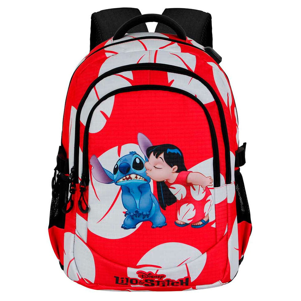 Mochila Kiss Stitch Disney 44cm adaptable KARACTERMANIA