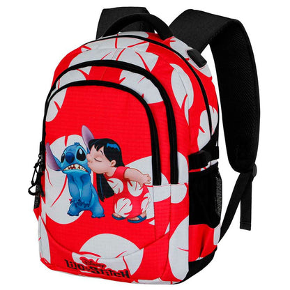Mochila Kiss Stitch Disney 44cm adaptable KARACTERMANIA