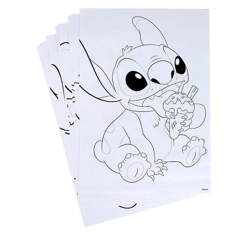 Set papeleria coloreable Stitch Disney CERDÁ