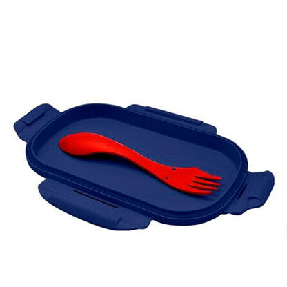 Sandwichera + cubierto Spiderman Marvel KIDS LICENSING