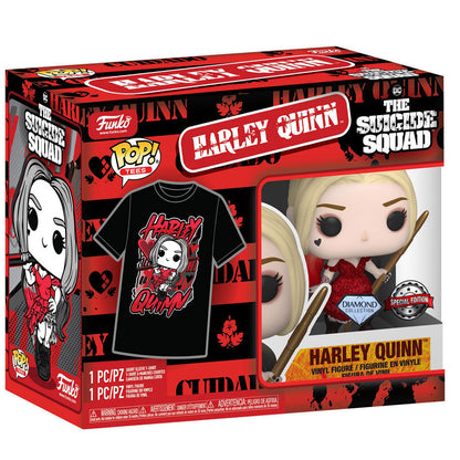 Set figura POP & Tee DC Comics Escuadron Suicida Harley Quinn FUNKO