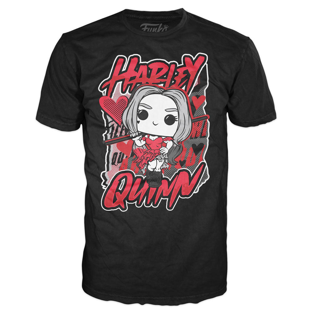 Set figura POP & Tee DC Comics Escuadron Suicida Harley Quinn FUNKO