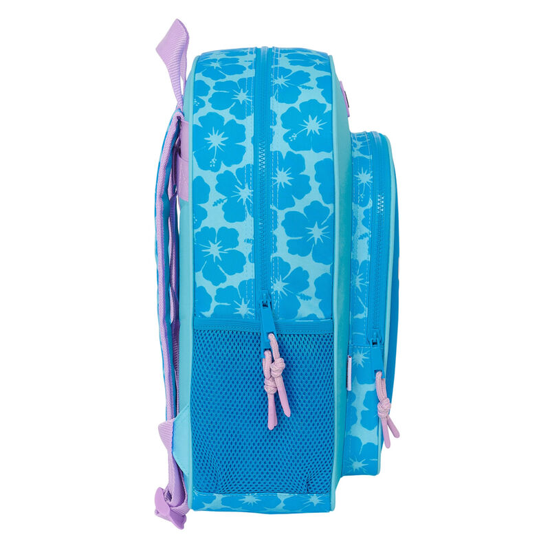Mochila Hawaii Stitch Disney 38cm adaptable SAFTA