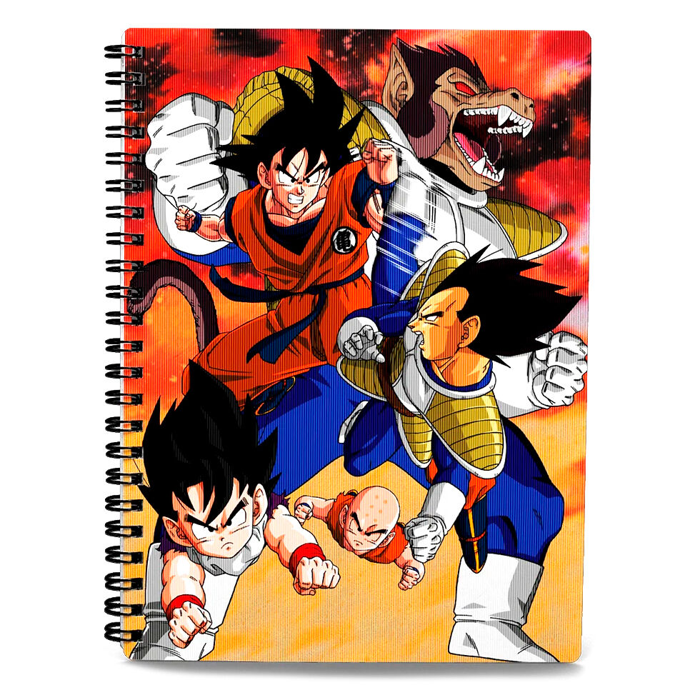 Cuaderno A4 Goku vs Vegeta Dragon Ball Z SD TOYS