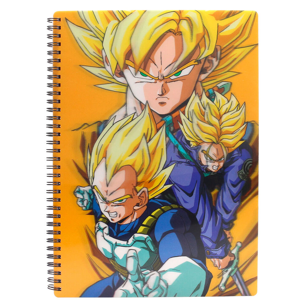 Cuaderno A4 Saiyans Dragon Ball Z SD TOYS