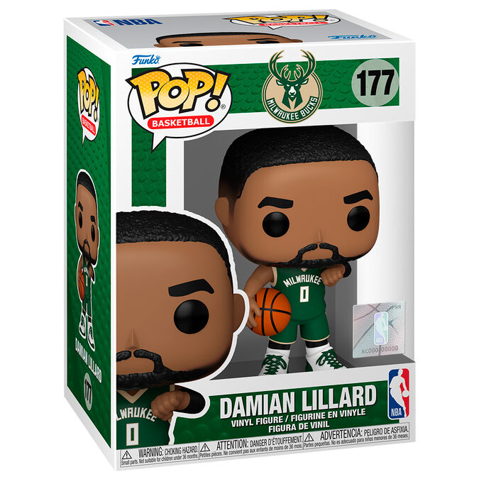 Figura POP NBA Milwukee Buck Damian Lillard FUNKO