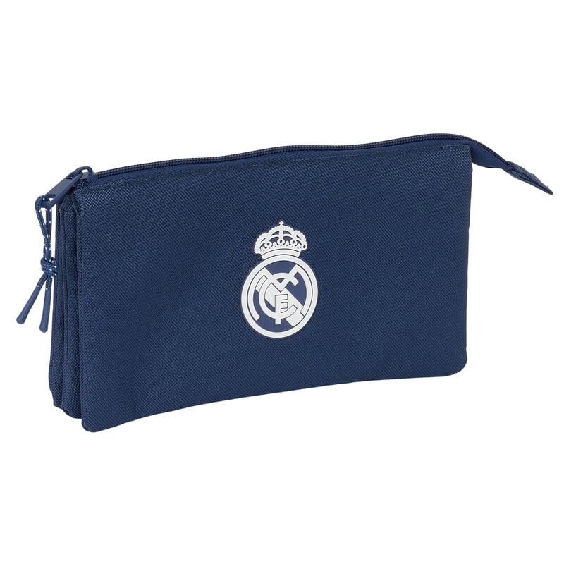 Portatodo azul marino Real Madrid triple SAFTA