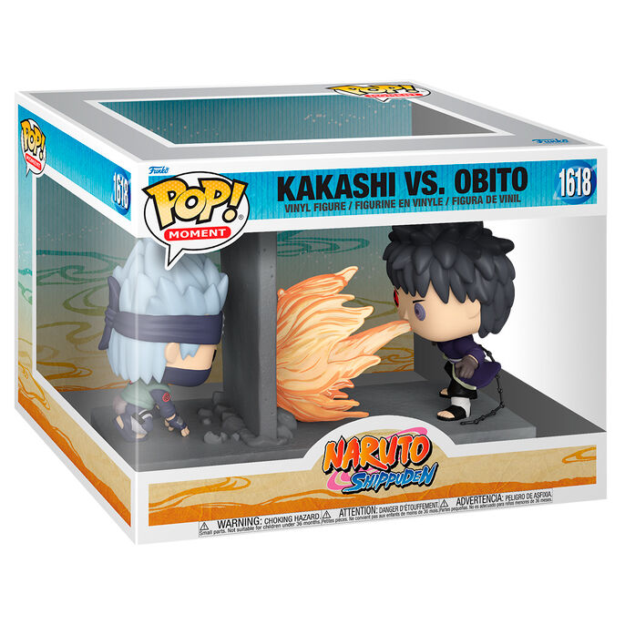 Figura POP Moment Naruto Shippuden Kakashi vs Obito FUNKO