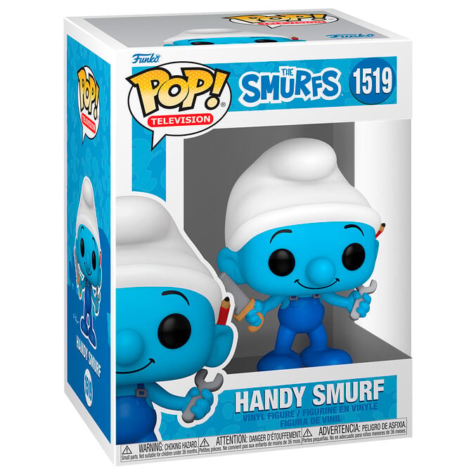 Figura POP The Smurfs Handy Smurf FUNKO
