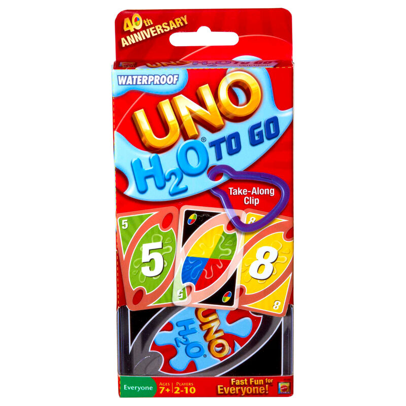 Juego cartas UNO H2O To Go MATTEL