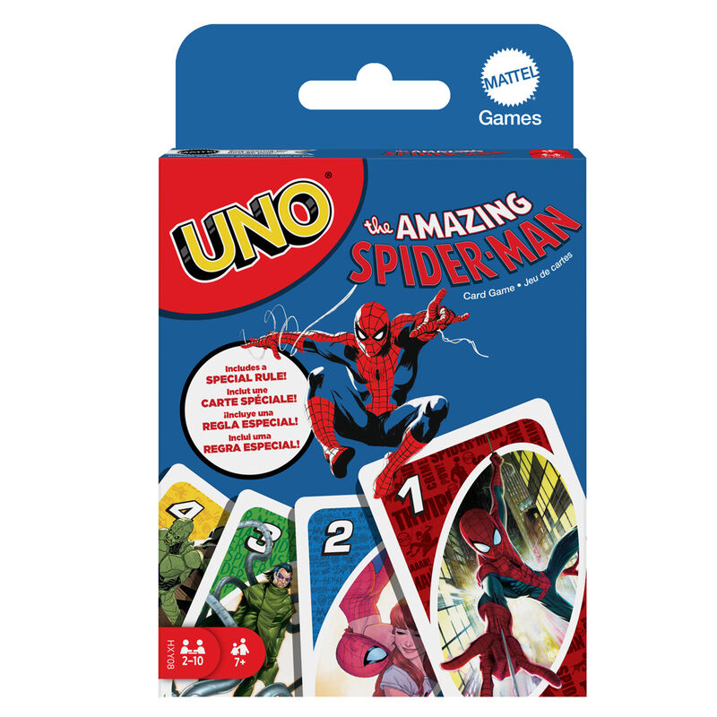 Juego cartas UNO Spiderman Marvel MATTEL