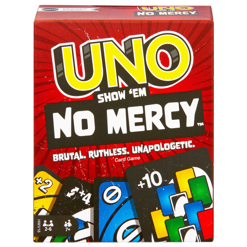 Juego cartas UNO No Mercy MATTEL