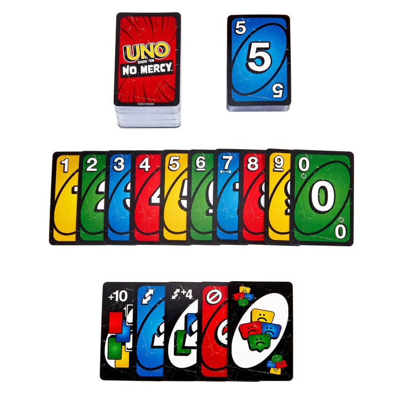 Juego cartas UNO No Mercy MATTEL