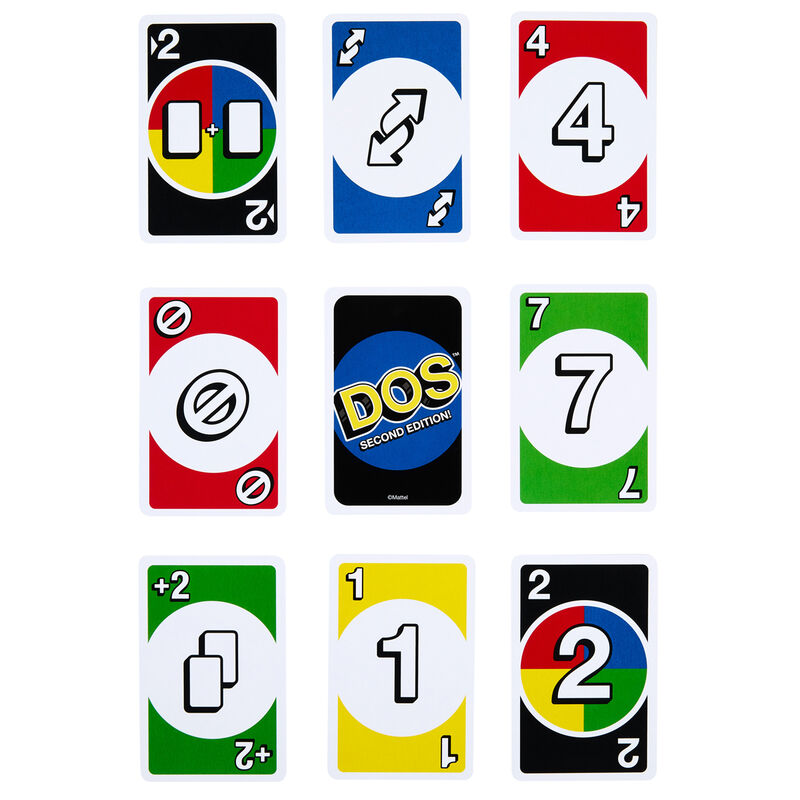 Juego cartas DOS MATTEL