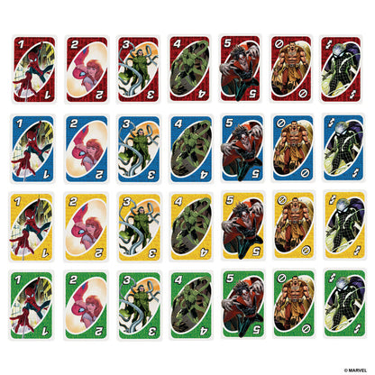 Juego cartas UNO Spiderman Marvel MATTEL