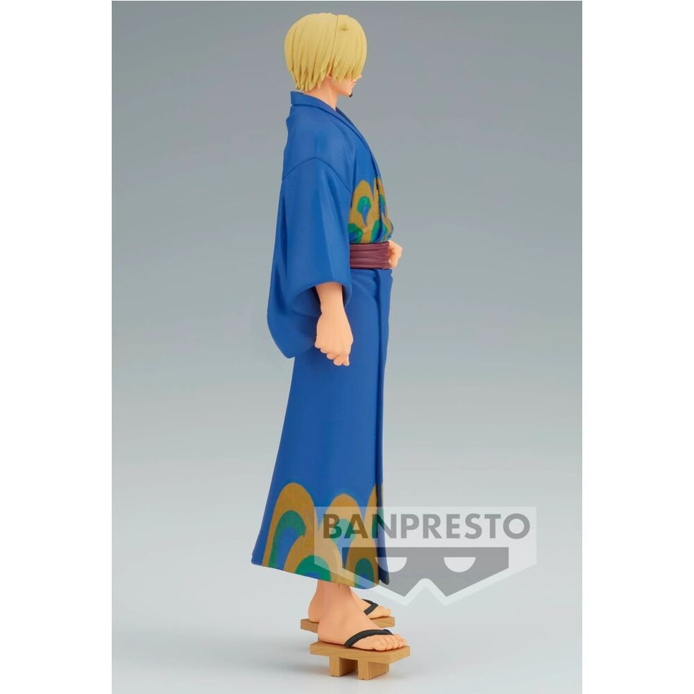 Figura Sanji Wanokuni Yukata Grandline Series One Piece 17cm BANPRESTO