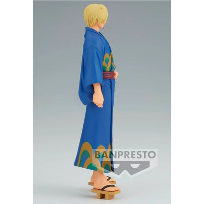Figura Sanji Wanokuni Yukata Grandline Series One Piece 17cm BANPRESTO