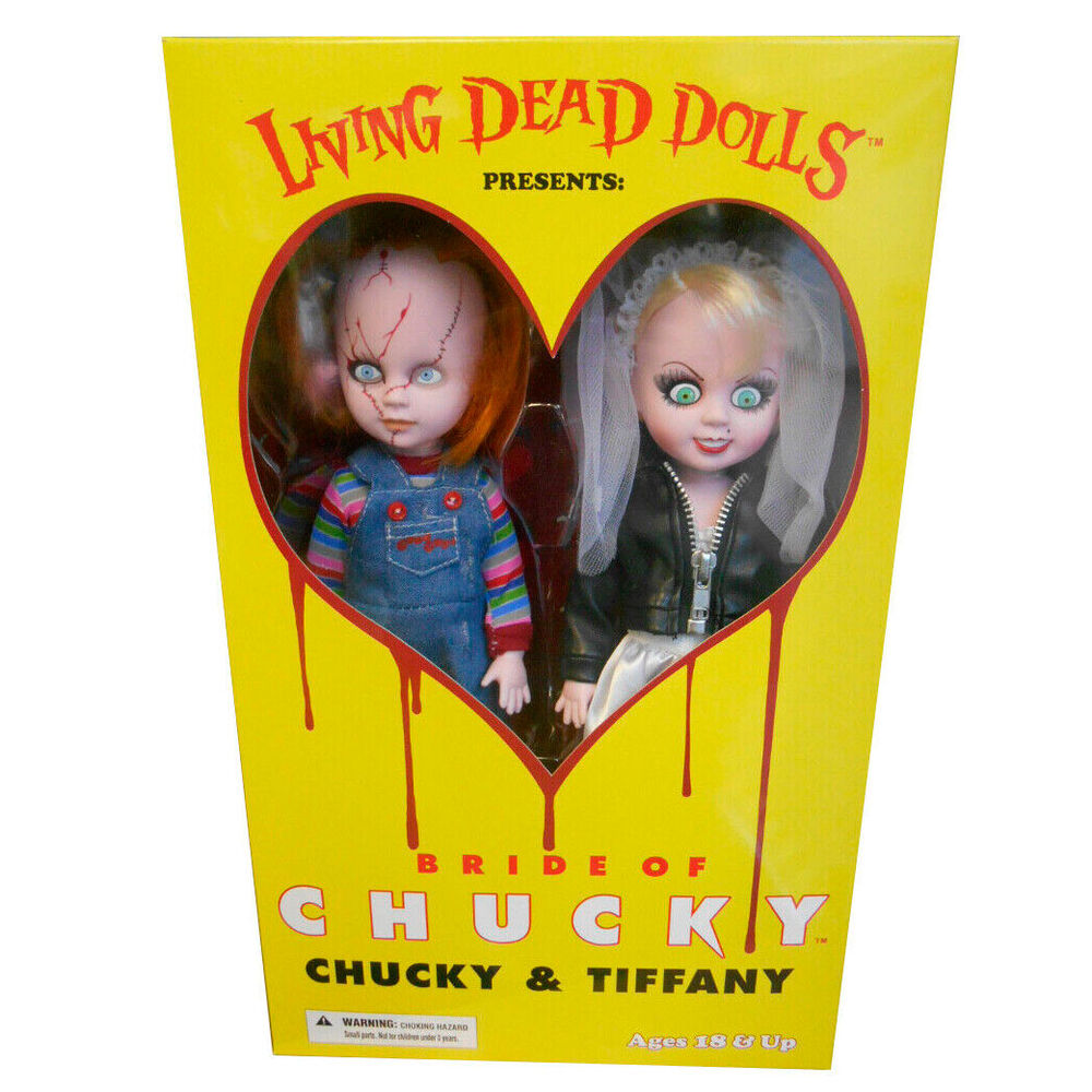 Set 2 muñecos Chucky and Tifanny Living Dead Dolls 25cm MEZCO TOYZ