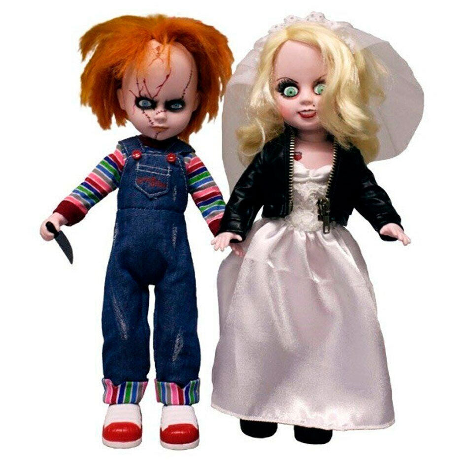 Set 2 muñecos Chucky and Tifanny Living Dead Dolls 25cm MEZCO TOYZ