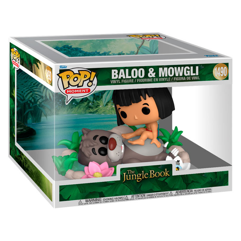 Figura POP Moment Disney El Libro de la Selva Baloo & Mowgli FUNKO