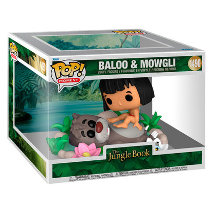 Figura POP Moment Disney El Libro de la Selva Baloo & Mowgli FUNKO