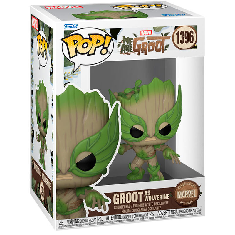 Figura POP Marvel We Are Groot - Groot as Wolverine FUNKO