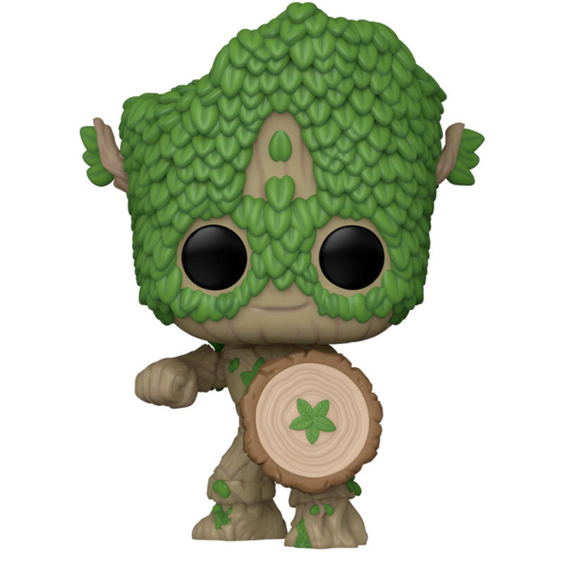 Figura POP Marvel We Are Groot - Groot as Capitan America FUNKO