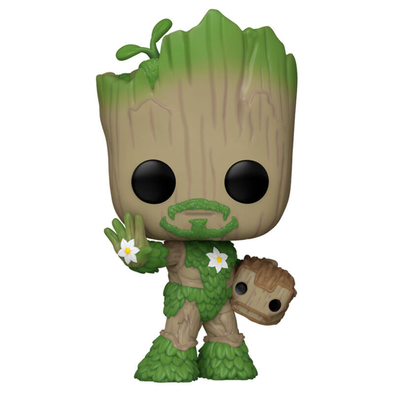 Figura POP Marvel We Are Groot - Groot as Iron Man FUNKO