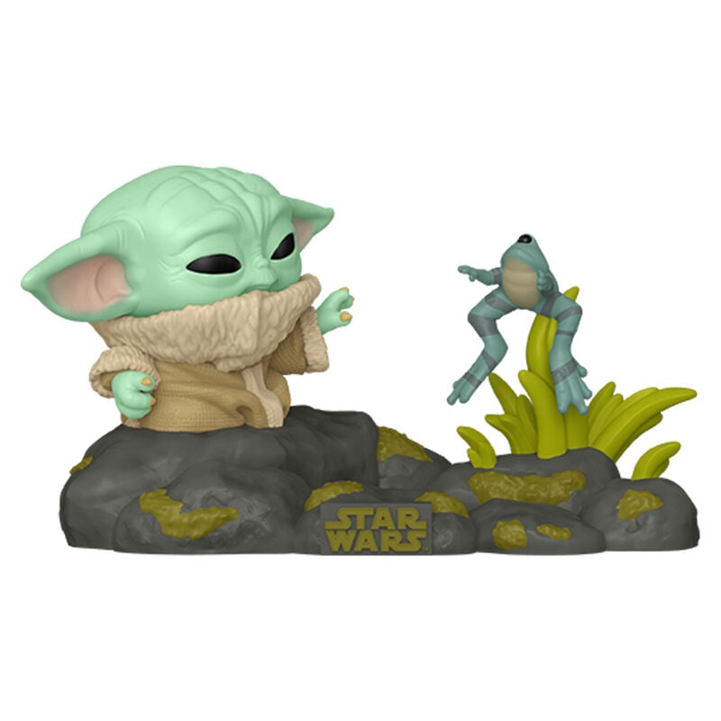 Figura POP Deluxe Star Wars The Mandalorian Grogu with Frog FUNKO