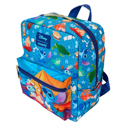 Mochila nylon Camping Cuties Stitch Disney Loungefly 24cm LOUNGEFLY