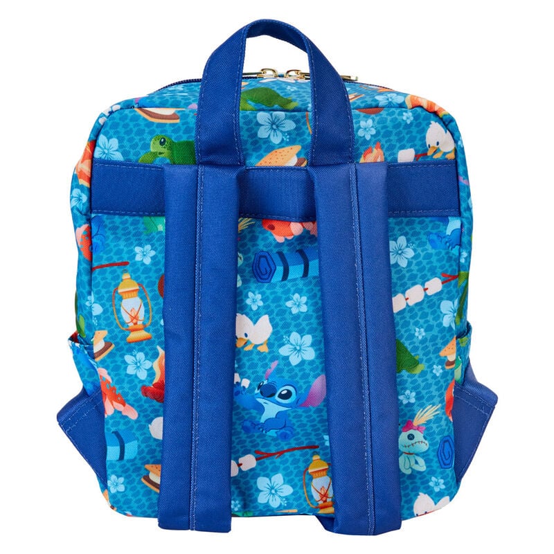 Mochila nylon Camping Cuties Stitch Disney Loungefly 24cm LOUNGEFLY