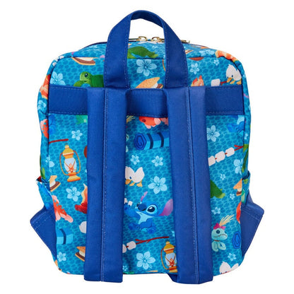Mochila nylon Camping Cuties Stitch Disney Loungefly 24cm LOUNGEFLY