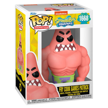 Figura POP Bob Esponja Fry Cook Game Patrick FUNKO