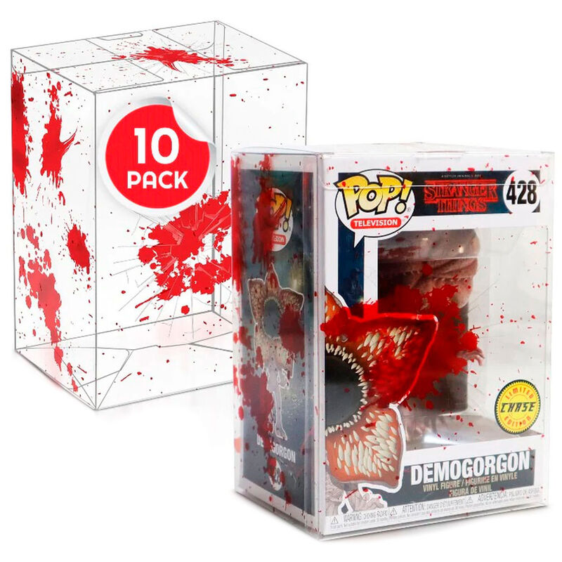 Set 10 protectores Efecto Bala y Sangre Funko POP EVORETRO