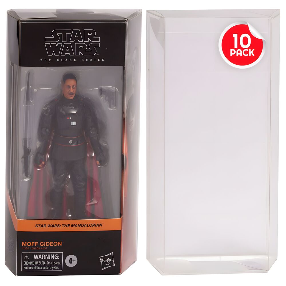 Set 10 protectores caja lateral The Black Series Star Wars Hasbro EVORETRO