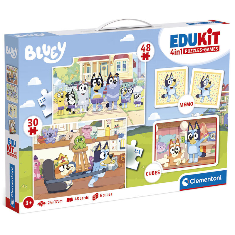Edukit 4 en 1 Bluey CLEMENTONI