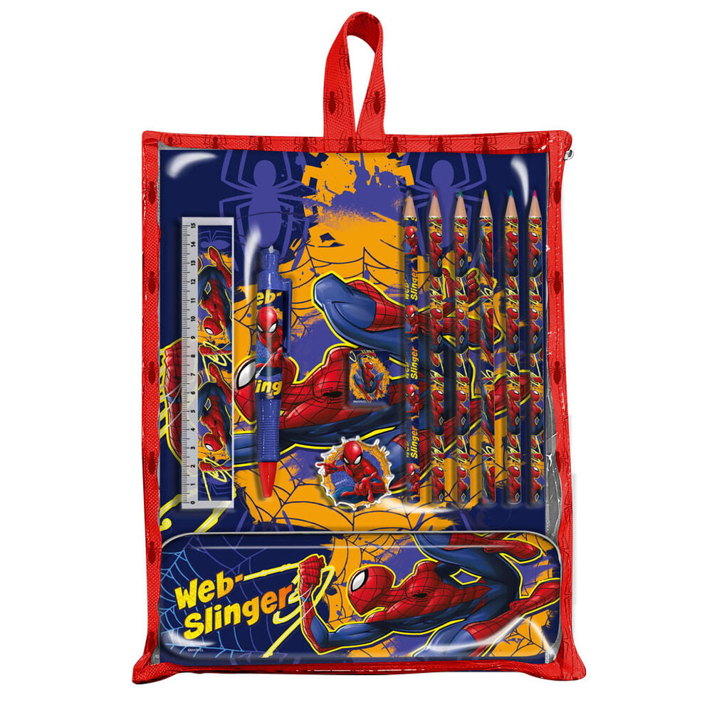 Set papeleria en bolsa Spiderman Marvel KIDS LICENSING