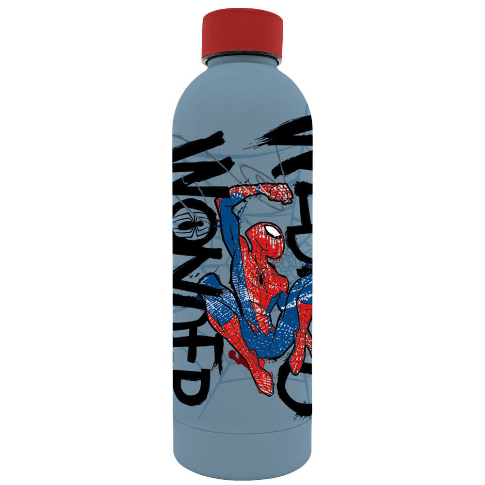 Botella aluminio Spiderman Marvel 500ml KIDS LICENSING