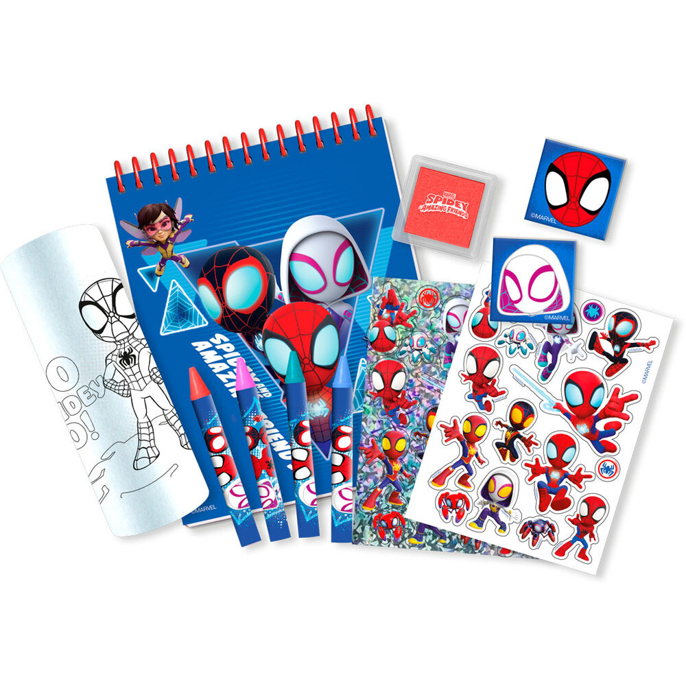 Set papeleria 3D Spiderman Marvel KIDS LICENSING