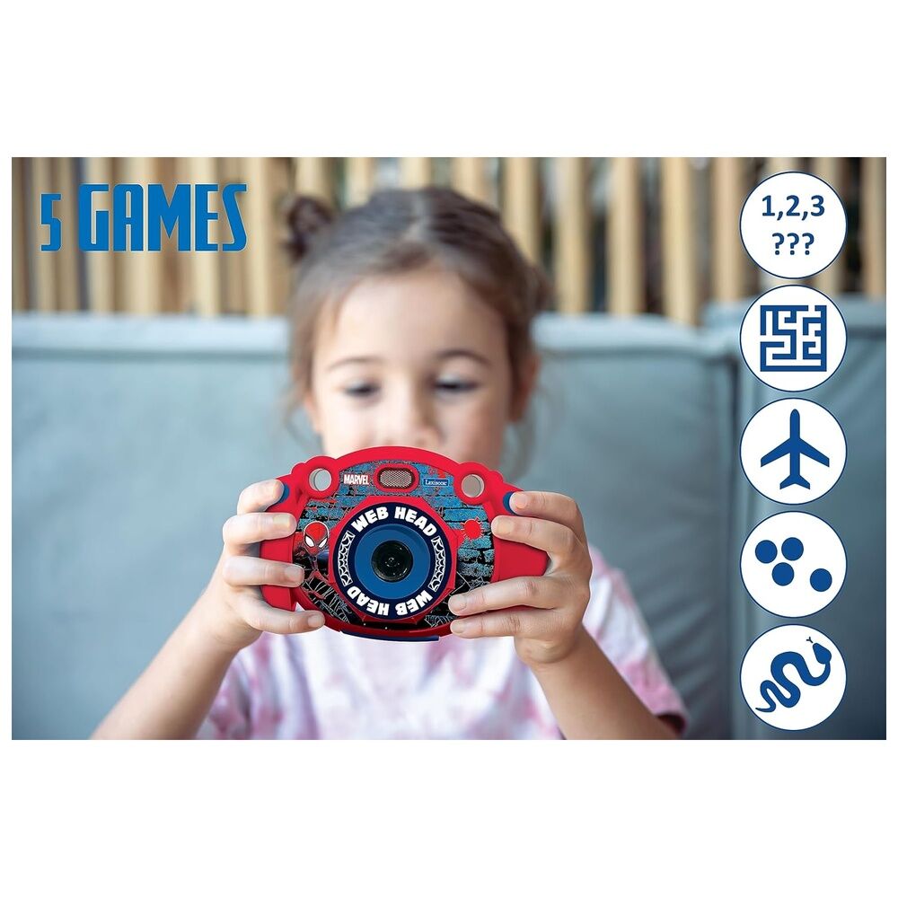 Camara fotos digital Spiderman Marvel LEXIBOOK