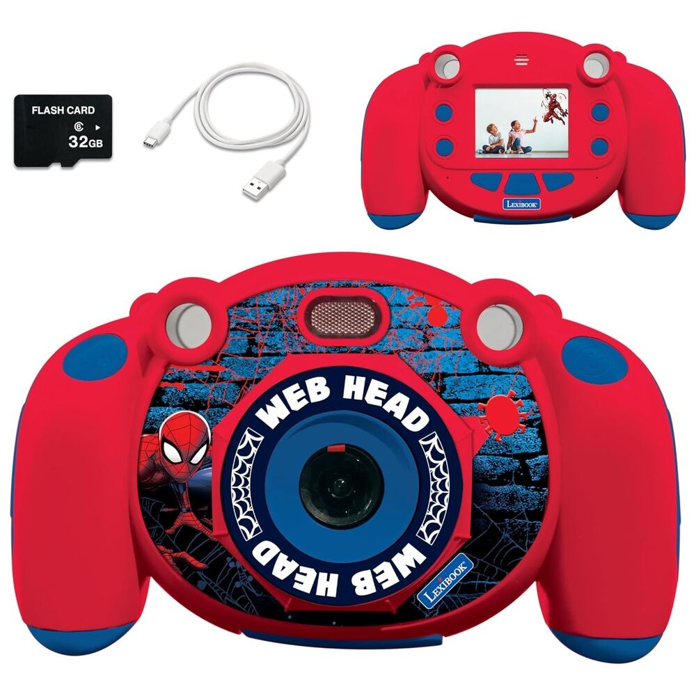 Camara fotos digital Spiderman Marvel LEXIBOOK